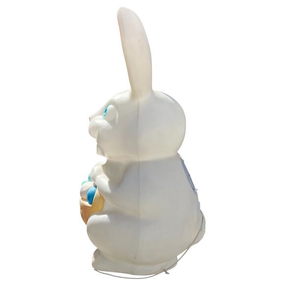 Vintage Empire Blow Mold Easter Bunny Light Up Decoration Works - Picture 4 of 6
